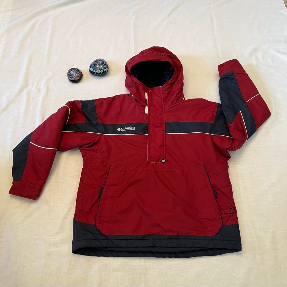 Vintage Columbia Sportswear Mountain Parka Jacket Ski Pullover Youth 14-16
